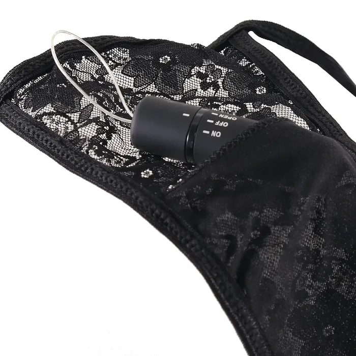 Anal Screaming O My Secret Treble Remote Panty Vibe Set in Black Anal Screaming O My Secret Treble Remote Panty Vibe Set in Black