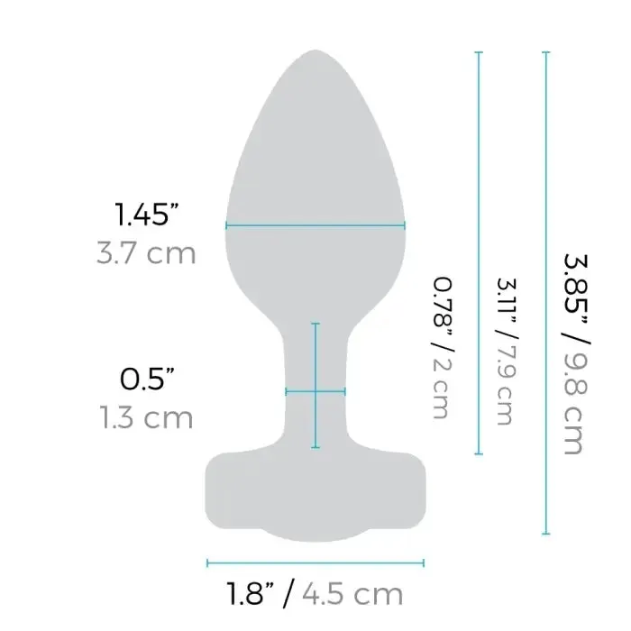 bVibe Anal bVibe Vibrating Heart Plug
