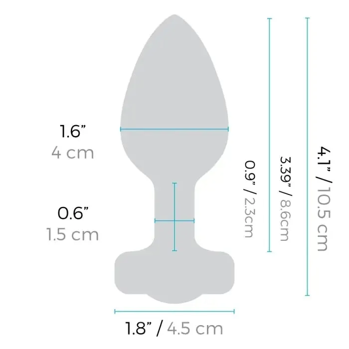 bVibe Anal bVibe Vibrating Heart Plug