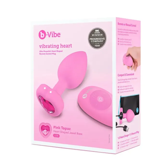 bVibe Anal bVibe Vibrating Heart Plug