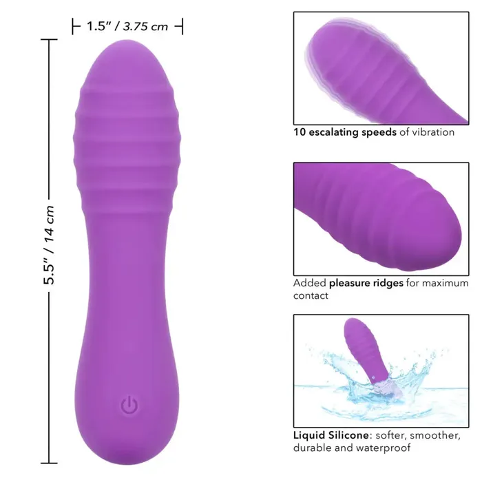 Bliss Liquid Silicone Ripple California Exotic Novelties Female Sex Toys