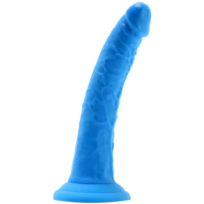 Blush Anal Neo Elite 75 Inch Dual Density Silicone Cock in Blue