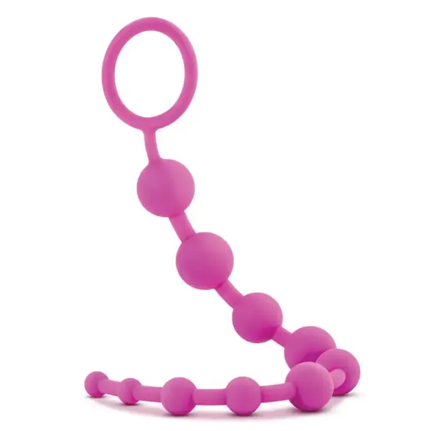 Blush Luxe Silicone 10 Beads for Anal Play Blush Anal Blush Luxe Silicone 10 Beads for Anal Play Blush Anal