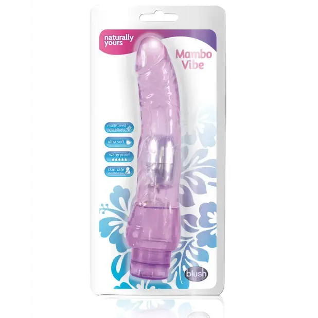 Blush Vibrators Blush Naturally Yours Mambo Vibe Realistic 9 in Vibrating Dildo Pink Blush Vibrators Blush Naturally Yours Mambo Vibe Realistic 9 in Vibrating Dildo Pink