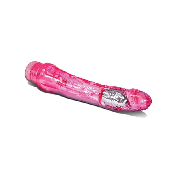 Blush Vibrators Blush Naturally Yours Mambo Vibe Realistic 9 in Vibrating Dildo Pink