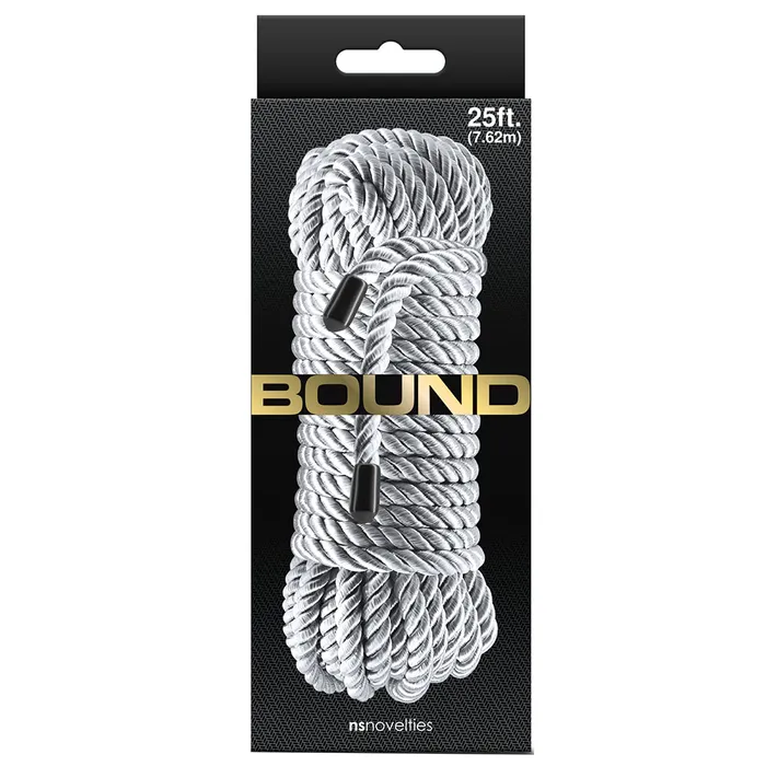 Bound 25 Foot Rope in Silver ns novelties Female Sex Toys Bound 25 Foot Rope in Silver ns novelties Female Sex Toys
