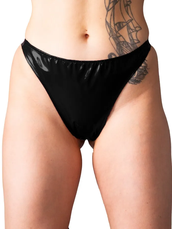 Burgundy PVC Thong Honour Male Sex Toys Burgundy PVC Thong Honour Male Sex Toys