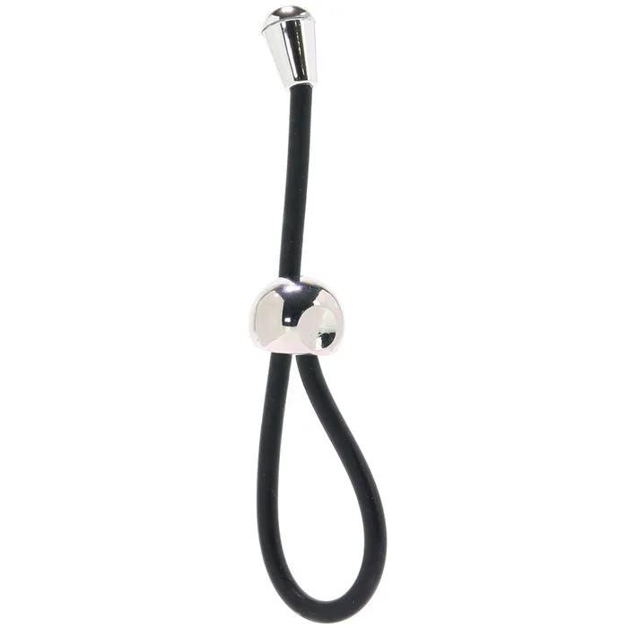 CalExotics Male Sex Toys EZ Cinch Silicone Lasso Cock Ring in Black