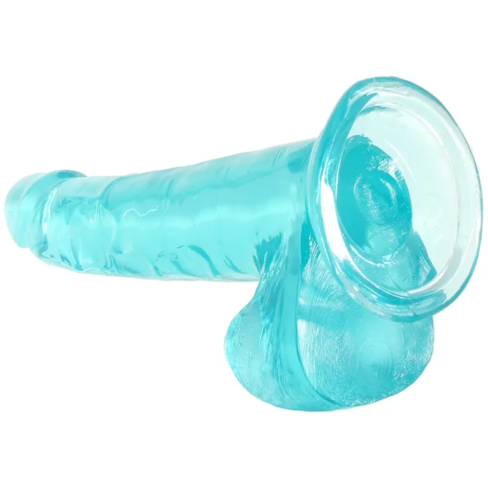 CalExotics Size Queen 8 Inch Jelly Dildo in Teal Dildos CalExotics Size Queen 8 Inch Jelly Dildo in Teal Dildos