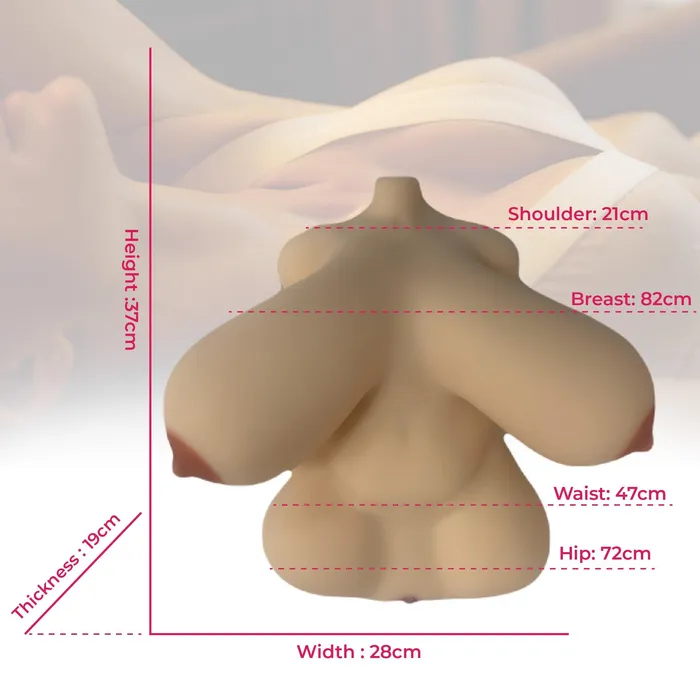 Climax Doll Female Sex Toys Climax LMini Torso White 8204 cm 798 KG 176 LBS