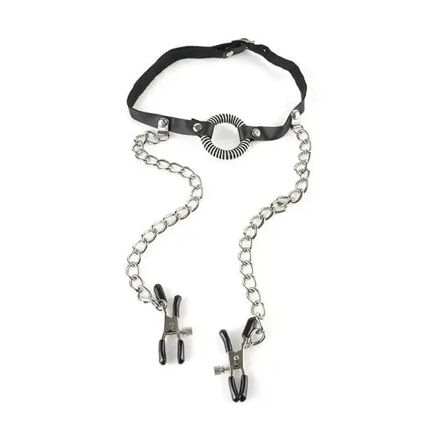 Couples Fetish Fantasy Fetish Fantasy Series O Ring Gag Wnipple Clamps