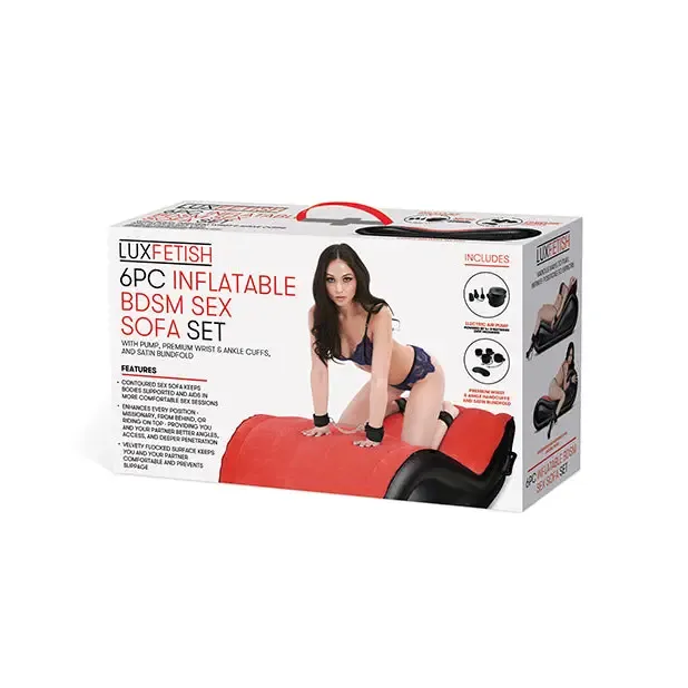 Couples Lux Fetish Lux Fetish 6Piece Inflatable BDSM Sex Sofa Set
