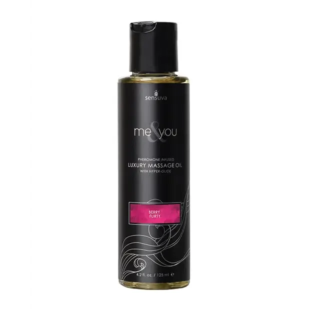 Couples Sensuva Sensuva Me You PheromoneInfused Luxury Massage Oil Berry Flirty 42 oz Couples Sensuva Sensuva Me You PheromoneInfused Luxury Massage Oil Berry Flirty 42 oz