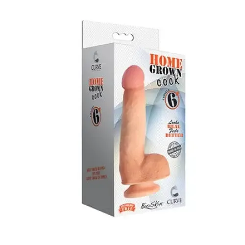 Curve Toys Dildos HGC BioSkin 6in Vanilla