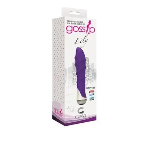 Curve Toys Vibrators Curve Toys Gossip Lily Waterproof Silicone GSpot Vibrator Violet Curve Toys Vibrators Curve Toys Gossip Lily Waterproof Silicone GSpot Vibrator Violet
