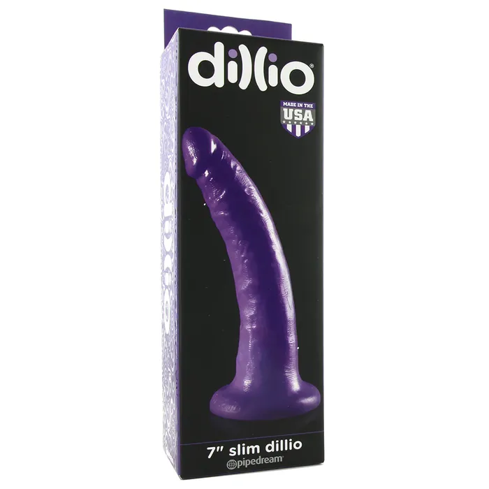 Dildos Dillio 7 Inch Slim Dildo in Purple Pipedream Dildos Dillio 7 Inch Slim Dildo in Purple Pipedream