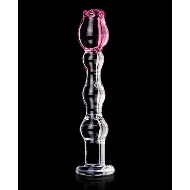 Dildos Icicles Icicles No 12 Hand Blown Glass Massager Clear Wrose Tip Dildos Icicles Icicles No 12 Hand Blown Glass Massager Clear Wrose Tip