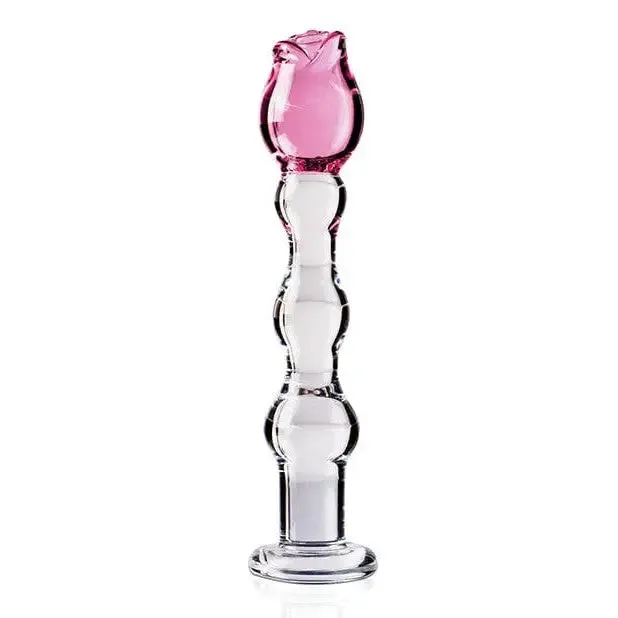 Dildos Icicles Icicles No 12 Hand Blown Glass Massager Clear Wrose Tip Dildos Icicles Icicles No 12 Hand Blown Glass Massager Clear Wrose Tip