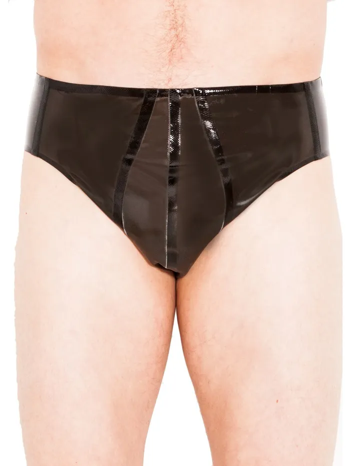 Dildos Rubber Panel Briefs ST Black Size L HonourSkintwocom