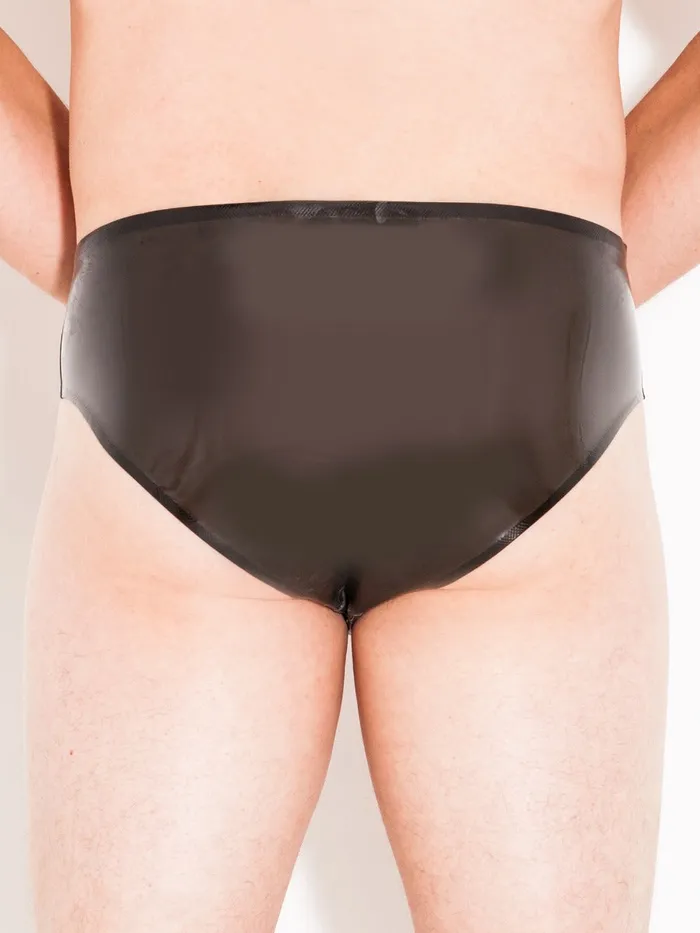 Dildos Rubber Panel Briefs ST Black Size L HonourSkintwocom