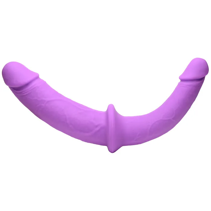 Dildos XR Brands Strap U Double Charmer Double Dildo and Harness Dildos XR Brands Strap U Double Charmer Double Dildo and Harness