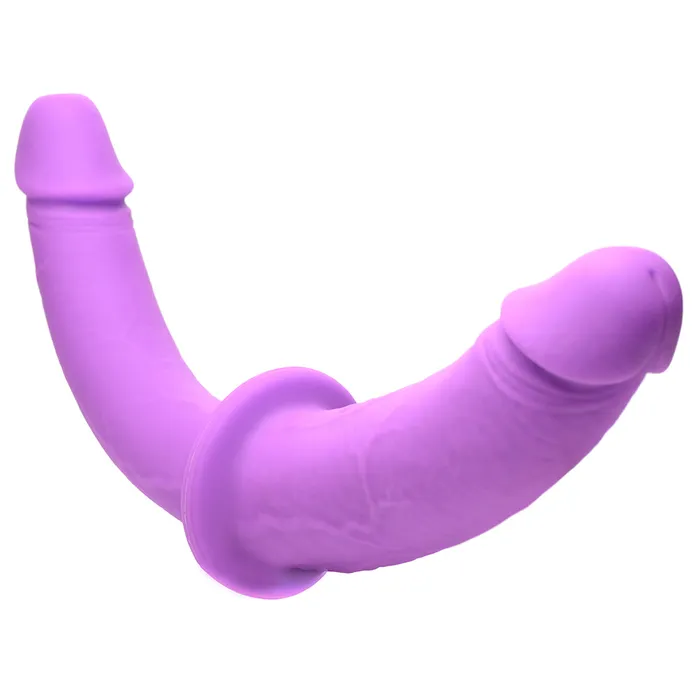 Dildos XR Brands Strap U Double Charmer Double Dildo and Harness Dildos XR Brands Strap U Double Charmer Double Dildo and Harness