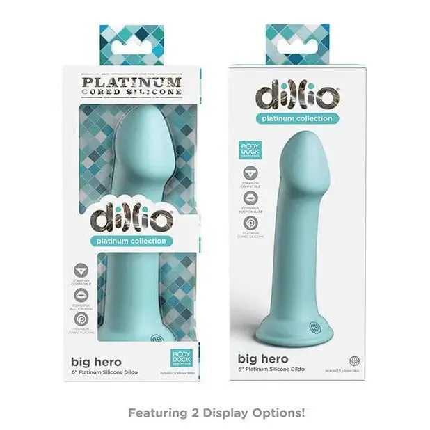 Dillio Platinum Dildos Dillio Platinum 6 Big Hero Silicone Dildo