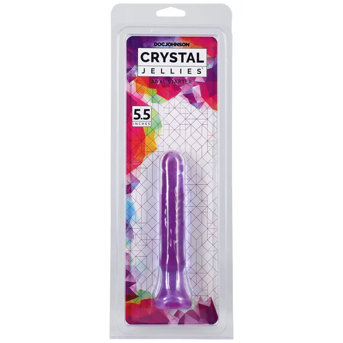 Doc Johnson Anal Doc Johnson Crystal Jellies 55 Inch Anal Dildo Purple