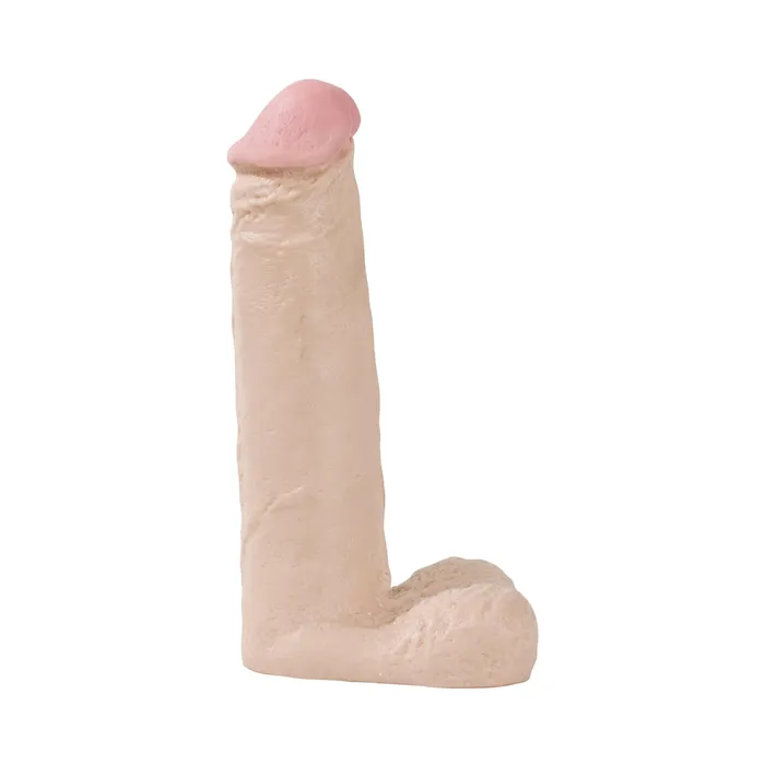Doc Johnson Dildos Naturals 8in Dong WBalls Flesh