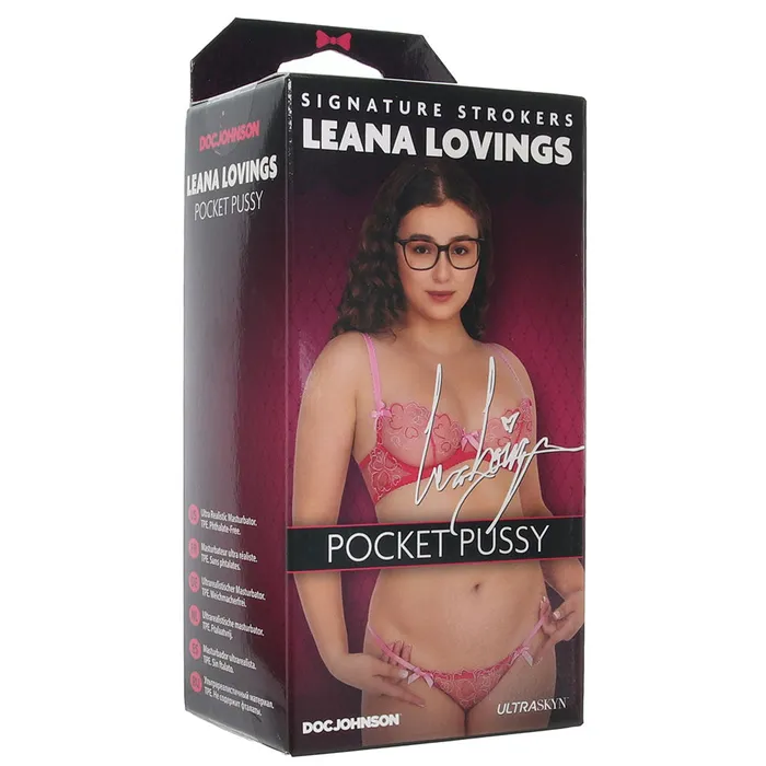 Doc Johnson Male Sex Toys Leana Lovings ULTRASKYN Pocket Pussy