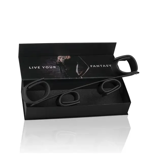 Easy Toys Wrist Ankle Bondage Bar Black ONEDC Couples Easy Toys Wrist Ankle Bondage Bar Black ONEDC Couples