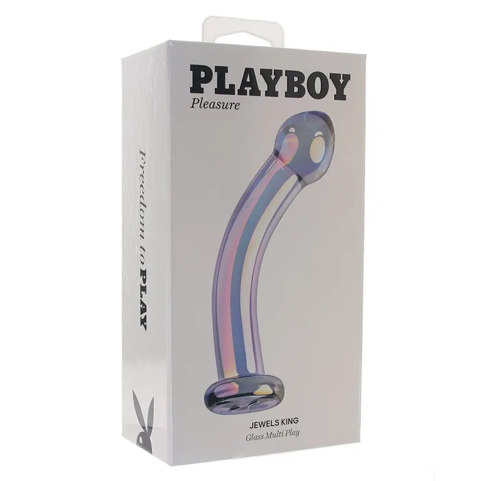 Evolved Novelties Dildos Playboy Jewels King Glass Dildo