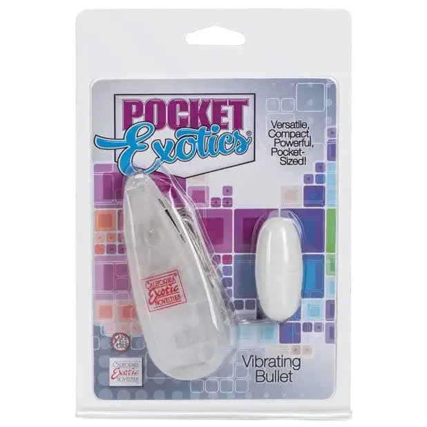 Female Sex Toys CalExotics Pocket Exotics Ivory Bullet