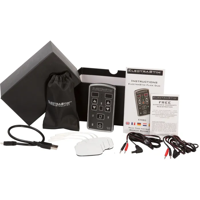 Female Sex Toys ElectraStim Flick Duo ElectroSex Stimulator Pack ElectraStim