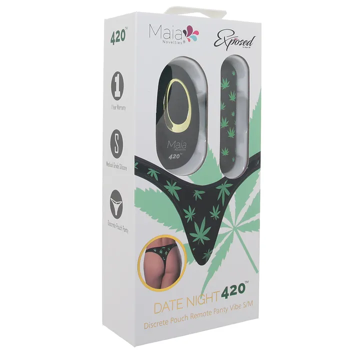 Female Sex Toys Maia Date Night 420 Remote Panty Vibe M