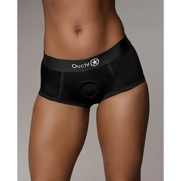 Female Sex Toys SHOTS AMERICA Shots Ouch Vibrating Strapon Brief