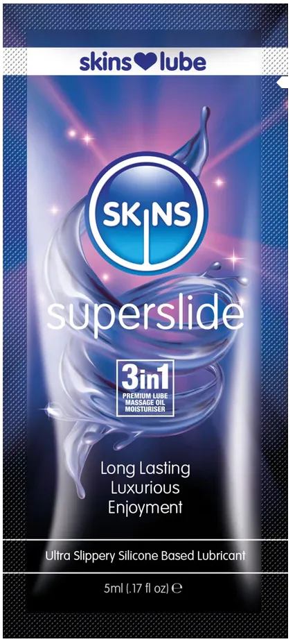 Female Sex Toys Skins Super Slide Silicone Lubricant 5ml Foil HonourSkintwocom Female Sex Toys Skins Super Slide Silicone Lubricant 5ml Foil HonourSkintwocom