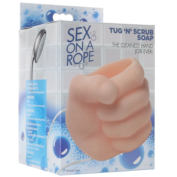 Female Sex Toys XR Brands Sex On A Rope Tug n Scrub Soap