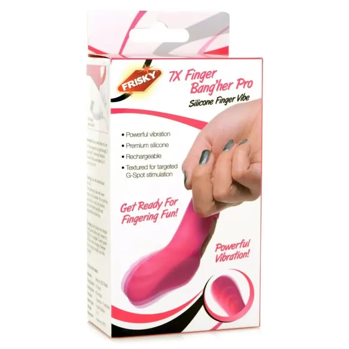 Frisky Female Sex Toys 7x Finger Bang Her Pro Silicone Vibrator