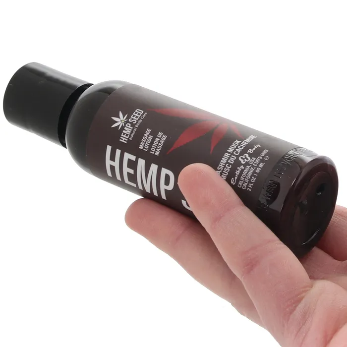 Hemp Seed Massage Lotion 2oz60ml in Kashmir Musk Earthly Body Couples