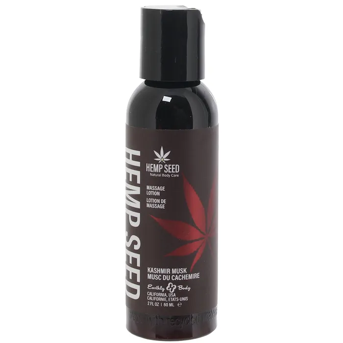 Hemp Seed Massage Lotion 2oz60ml in Kashmir Musk Earthly Body Couples