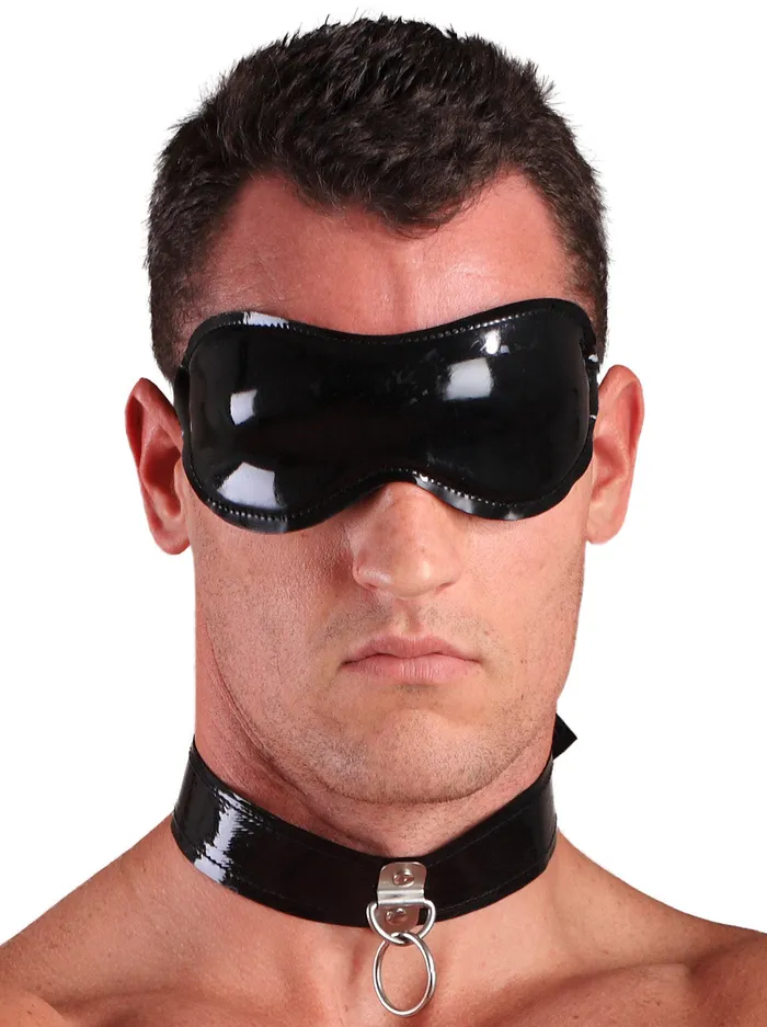 HonourSkintwocom Dildos Latex Rubber Collar in Black