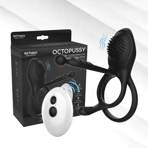 Hott Products Unlimited Male Sex Toys Decadence Octopussy Cock RingClitAnal Stimulator With Tentacles Remote Control Hott Products Unlimited Male Sex Toys Decadence Octopussy Cock RingClitAnal Stimulator With Tentacles Remote Control