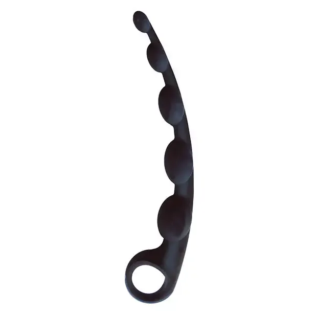 Icon Brands INC Male Sex Toys The 9s SCurved Silicone Anal Beads Icon Brands INC Male Sex Toys The 9s SCurved Silicone Anal Beads