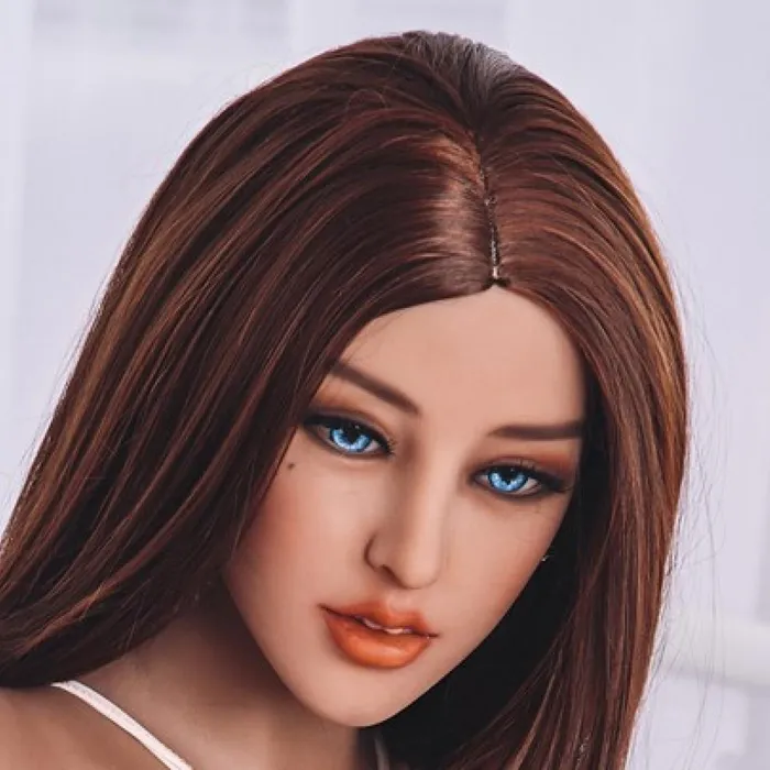 Irontech Doll Male Sex Toys Neodoll Racy Cecelia Head Sex Doll Head M16 Compatible Brown