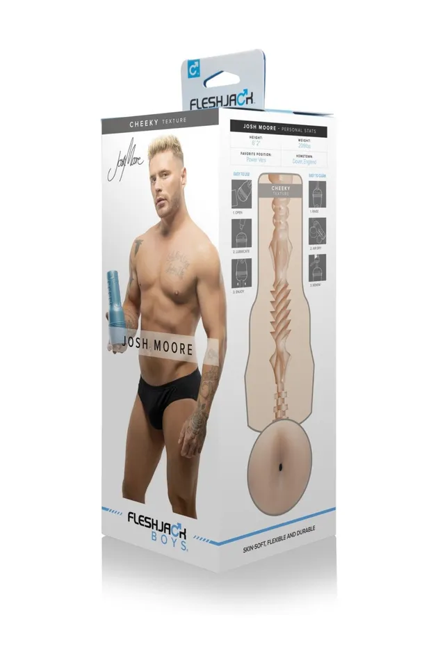 Josh Moore Fleshjack Masturbator Fleshlight Male Sex Toys