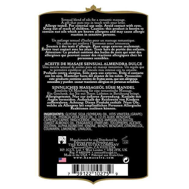 Kama Sutra Couples Massage Oil Pleasure Garden 2 Oz Kama Sutra Couples Massage Oil Pleasure Garden 2 Oz