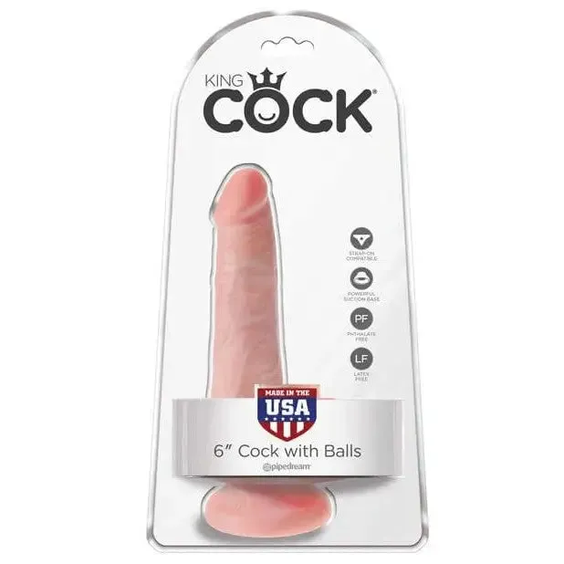 King Cock 6 Cock with Balls King Cock Dildos