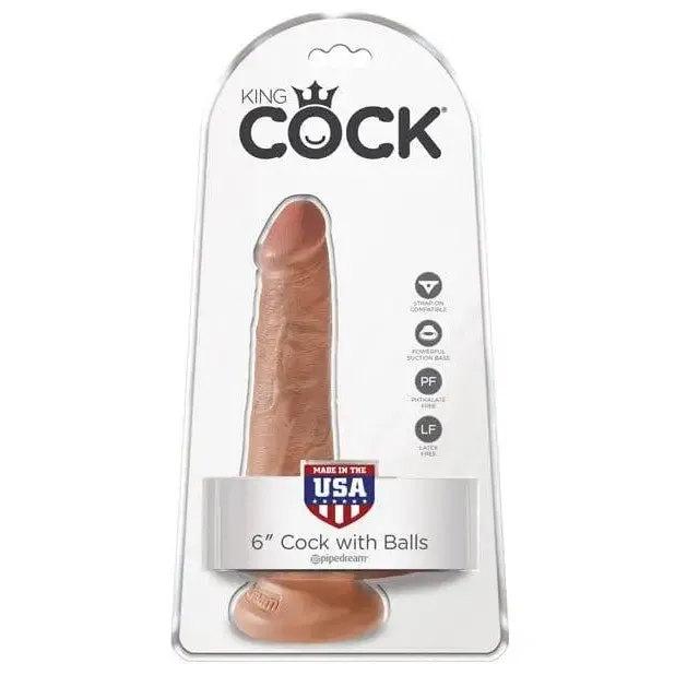 King Cock 6 Cock with Balls King Cock Dildos