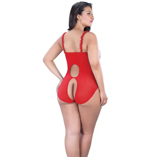 Lace Open Cup Crotchless Teddy Oh La La Cheri Male Sex Toys Lace Open Cup Crotchless Teddy Oh La La Cheri Male Sex Toys